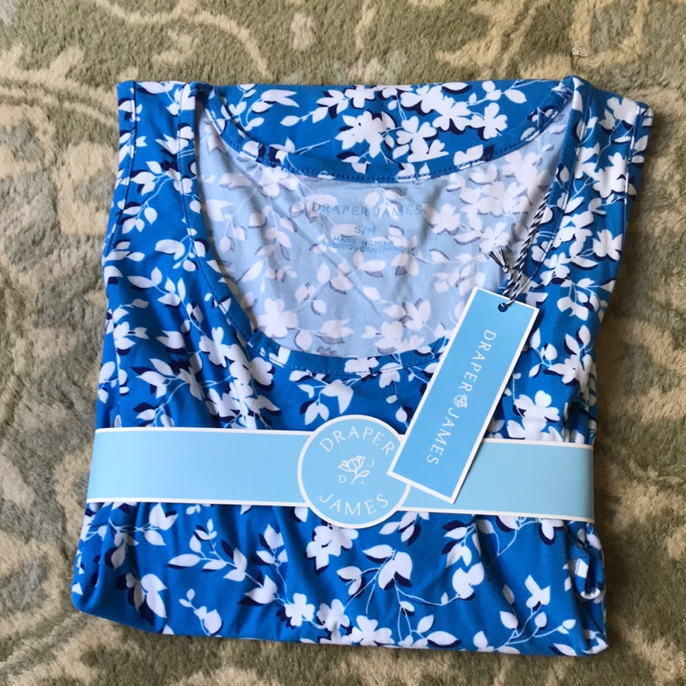 Draper James bluebell ruffle nightie